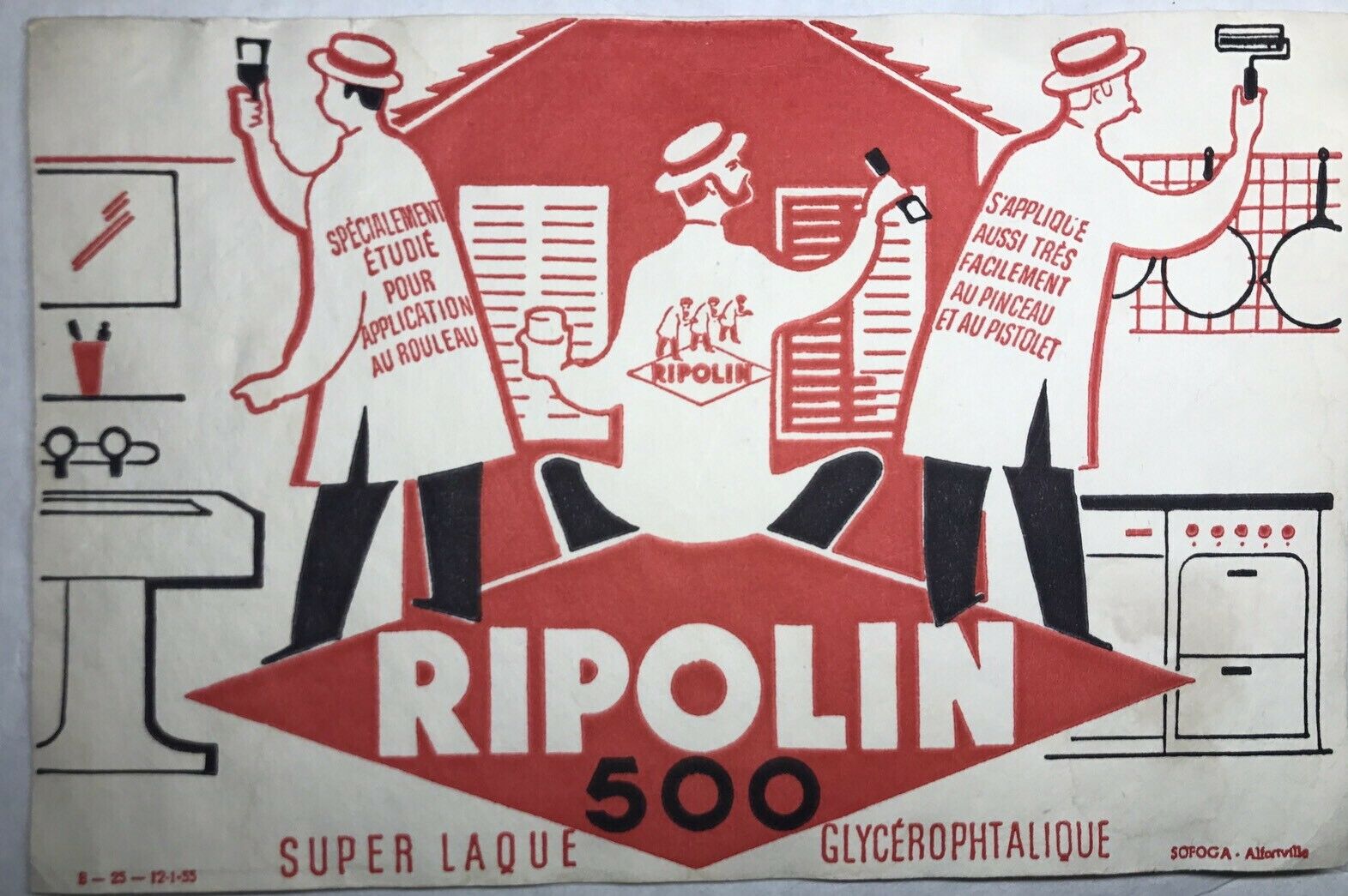 Antique Blotting Paper Ripolin 500 N49