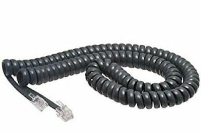 25 Cisco Systems Ip 7900 Series Phone Handset Curly Cords 12' Foot Exact Gray