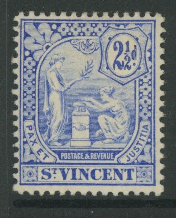 St Vincent, Mint, #93, Og Hr, Clean, Sound & Centered