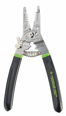 Greenlee Stainless Steel Wire Stripper/cutter/crimper! Solid Stranded 10-20 Awg
