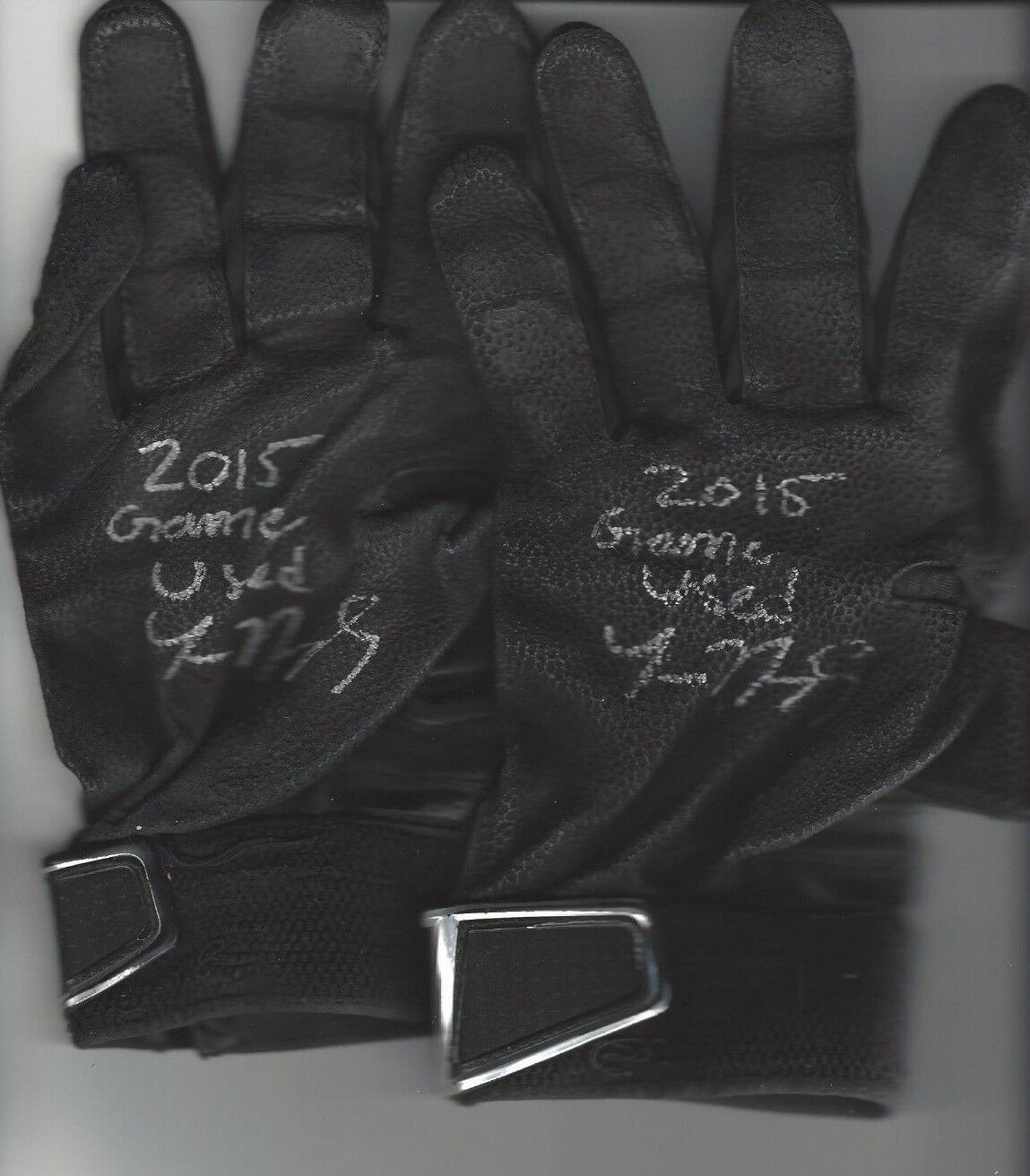Tom Murphy 2015 Onyx Game Used Batting Gloves Autograph Auto Mariners