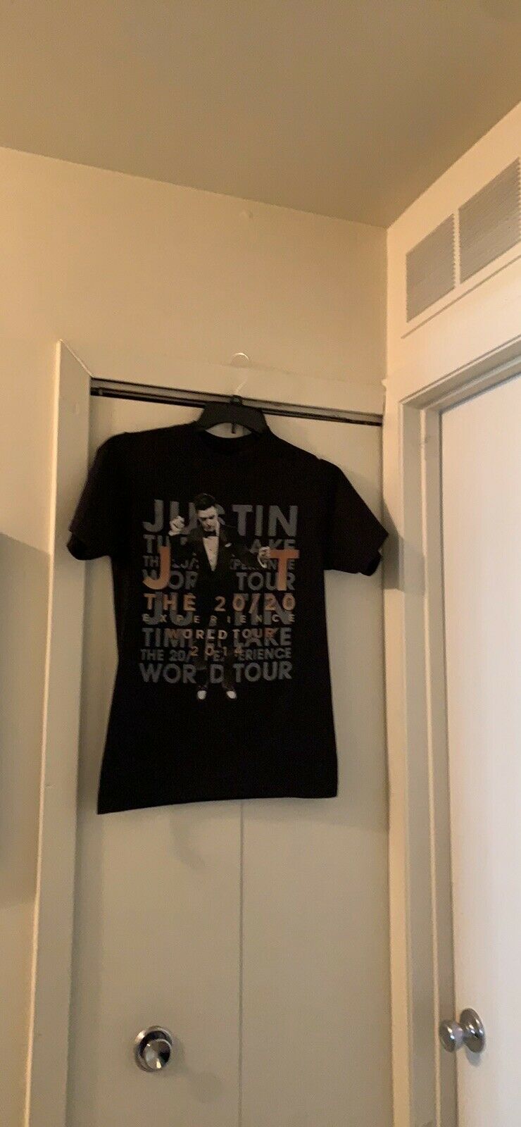 Justin Timberlake 20/20 Experience Concert Tour T Shirt Size Small Very Rare