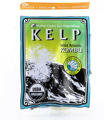 Maine Coast Sea Vegetables - Kelp / Wild Atlantic Kombu - Organic Seaweed