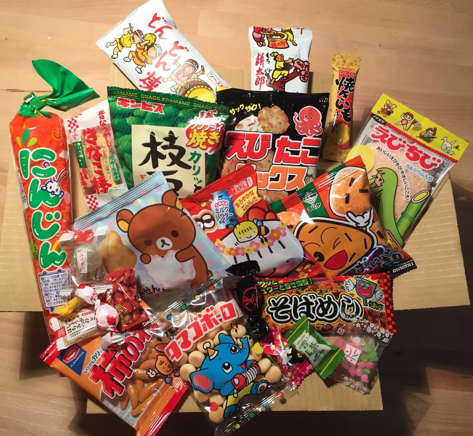 Selected Dagashi Box, Japan Traditional Set, 23 Pc, Japanese Snack, Candy