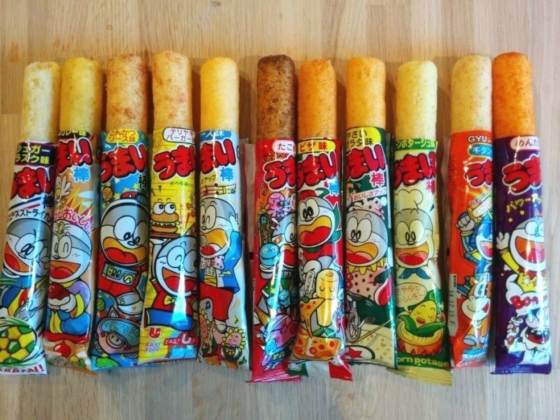 1 Pack (30 Sticks) Umaibo Choose The Type Corn Puffs Snack Sticks Japan