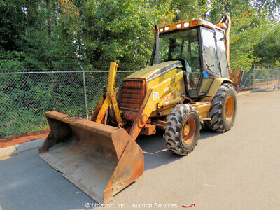Caterpillar 426c 4wd Backhoe Wheel Loader Tractor Cab Diesel 89" Bucket Bidadoo
